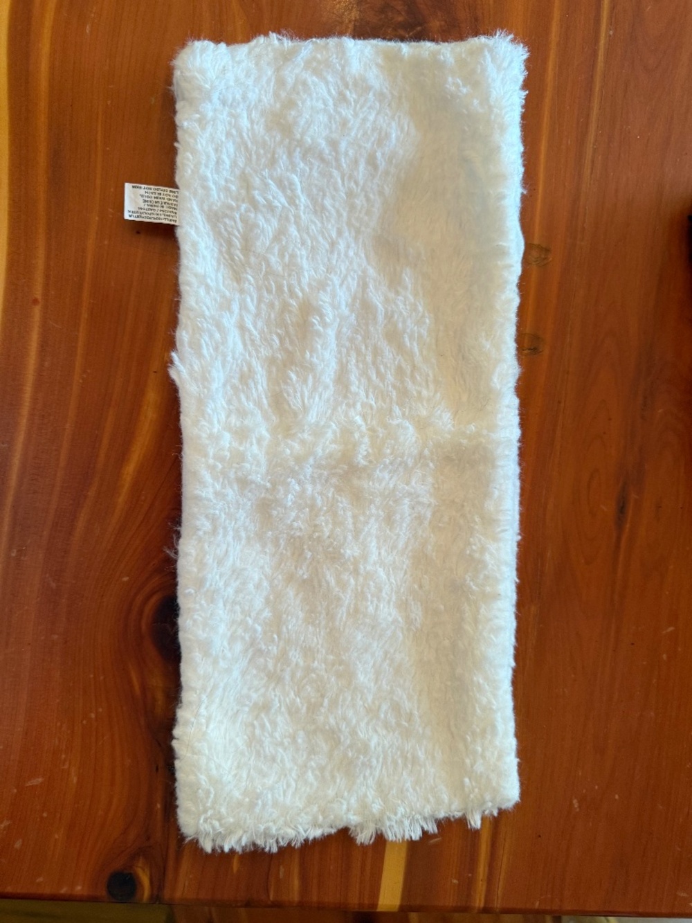 Faux fur neck scarf wrap NWOT